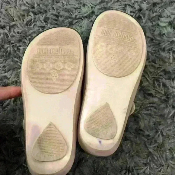 Mini Melissa Minnie with Bow Ballerina Shoes Sz 10 - Picture 4 of 10